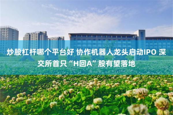 炒股杠杆哪个平台好 协作机器人龙头启动IPO 深交所首只“H回A”股有望落地