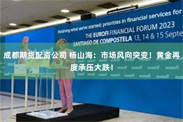 成都期货配资公司 杨山海：市场风向突变！黄金再度承压大跌！