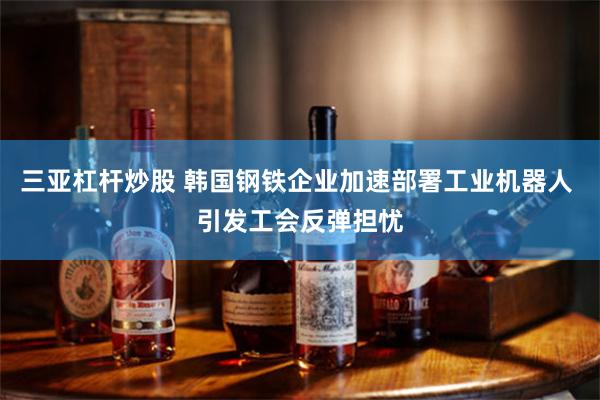三亚杠杆炒股 韩国钢铁企业加速部署工业机器人 引发工会反弹担忧