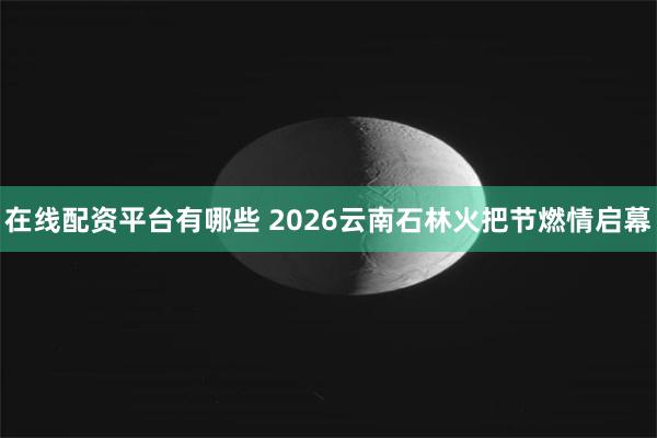 在线配资平台有哪些 2026云南石林火把节燃情启幕
