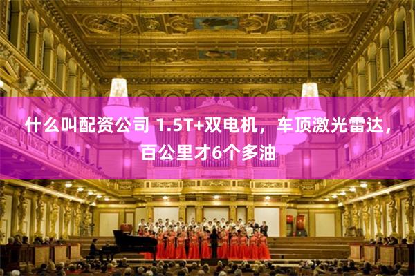 什么叫配资公司 1.5T+双电机，车顶激光雷达，百公里才6个多油