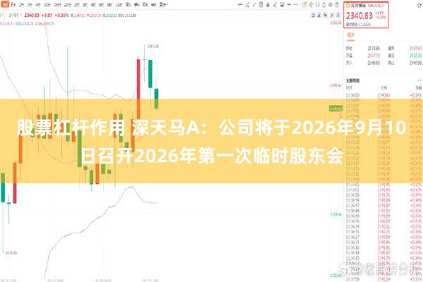 股票杠杆作用 深天马A：公司将于2026年9月10日召开2026年第一次临时股东会