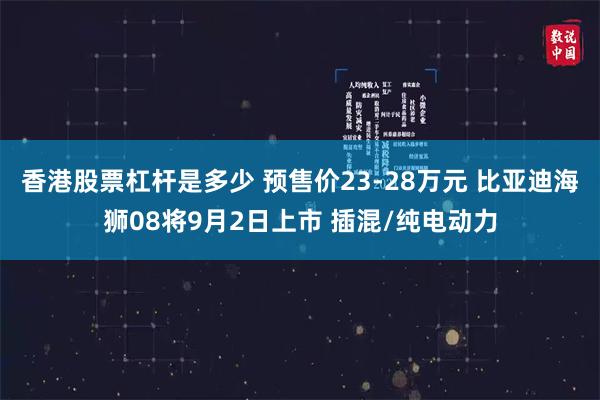 香港股票杠杆是多少 预售价23-28万元 比亚迪海狮08将9月2日上市 插混/纯电动力